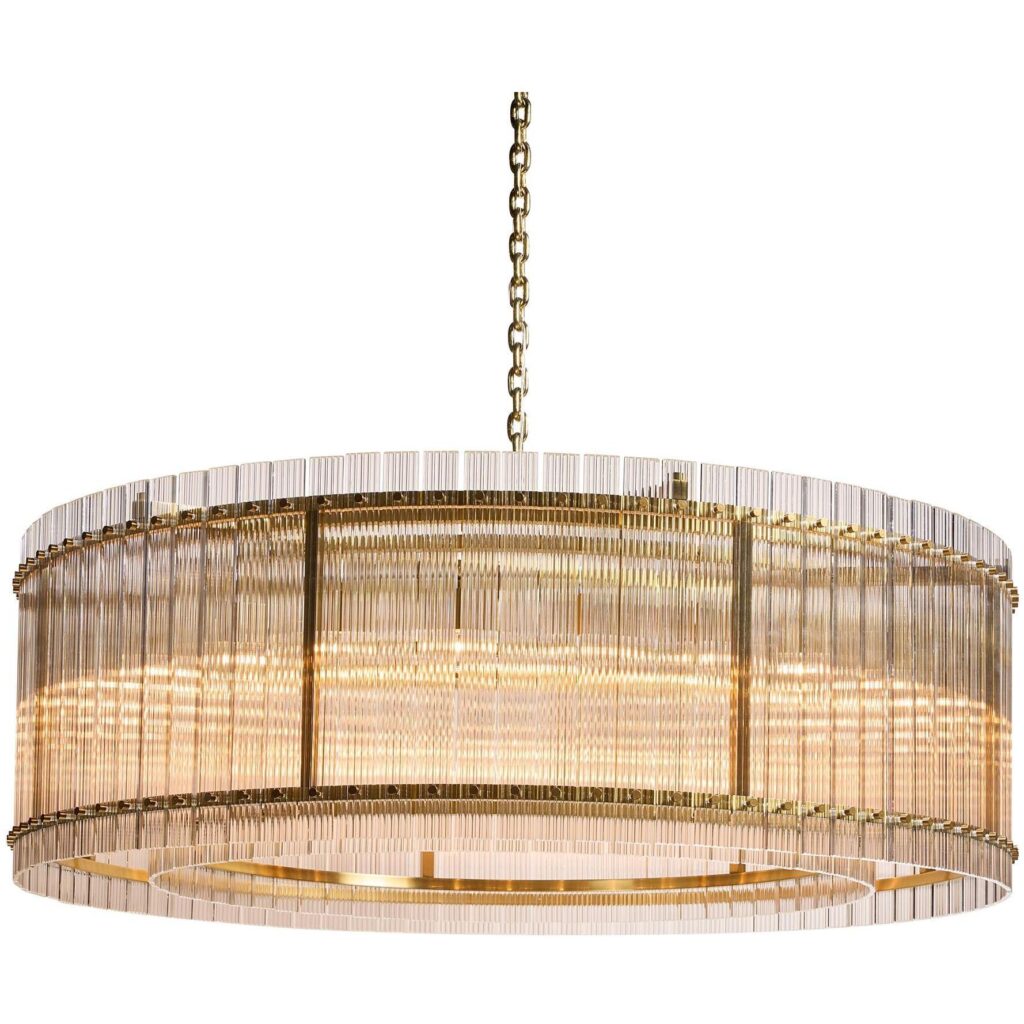 Kore Chandelier - Large - Brass - Clear