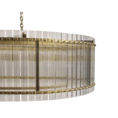 Kore Chandelier - Large - Brass - Clear 107929 107929 KORE CHANDELIER LARGE BRASS CLEAR 3