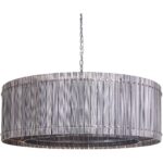Kore Chandelier - Large - Nickel - Smoke Grey 7 Kore Chandelier - Large - Nickel - Smoke Grey 107930 107930 KORE CHANDELIER LARGE NICKEL SMOKE GREY 1