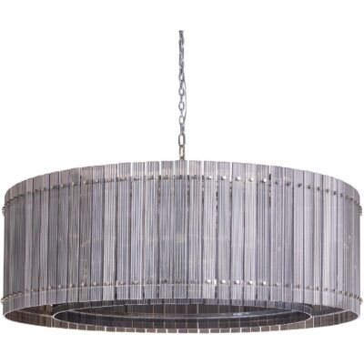 Kore Chandelier - Large - Nickel - Smoke Grey 107930 107930 KORE CHANDELIER LARGE NICKEL SMOKE GREY 1