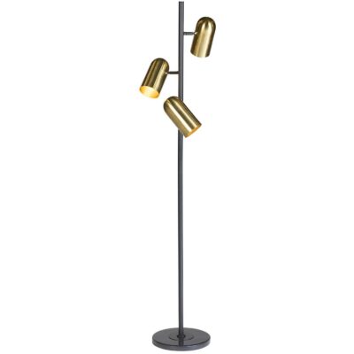 Tarlo Floor Lamp 107942 107942 TARLO FLOOR LAMP BLACK BRASS 1