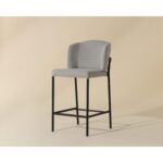 Pearce Counter Stool - Light Grey / Bravo Cognac 15 Pearce Counter Stool - Light Grey / Bravo Cognac 107962 107962 PEARCE COUNTER STOOL LIGHT GREY BRAVO COGNAC