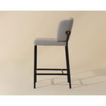 Pearce Counter Stool - Light Grey / Bravo Cognac 17 Pearce Counter Stool - Light Grey / Bravo Cognac 107962 107962 PEARCE COUNTER STOOL LIGHT GREY BRAVO COGNAC 2