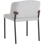 Pearce Dining Chair - Light Grey / Bravo Cognac 9 Pearce Dining Chair - Light Grey / Bravo Cognac 107965 107965 PEARCE DINING CHAIR LIGHT GREY BRAVO COGNAC 3