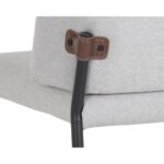 Pearce Dining Chair - Light Grey / Bravo Cognac 13 Pearce Dining Chair - Light Grey / Bravo Cognac 107965 107965 PEARCE DINING CHAIR LIGHT GREY BRAVO COGNAC 8