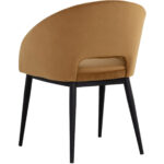 Thatcher Dining Armchair - Black - Gold Sky 11 Thatcher Dining Armchair - Black - Gold Sky 107978 107978 THATCHER DINING ARMCHAIR BLACK GOLD SKY 3