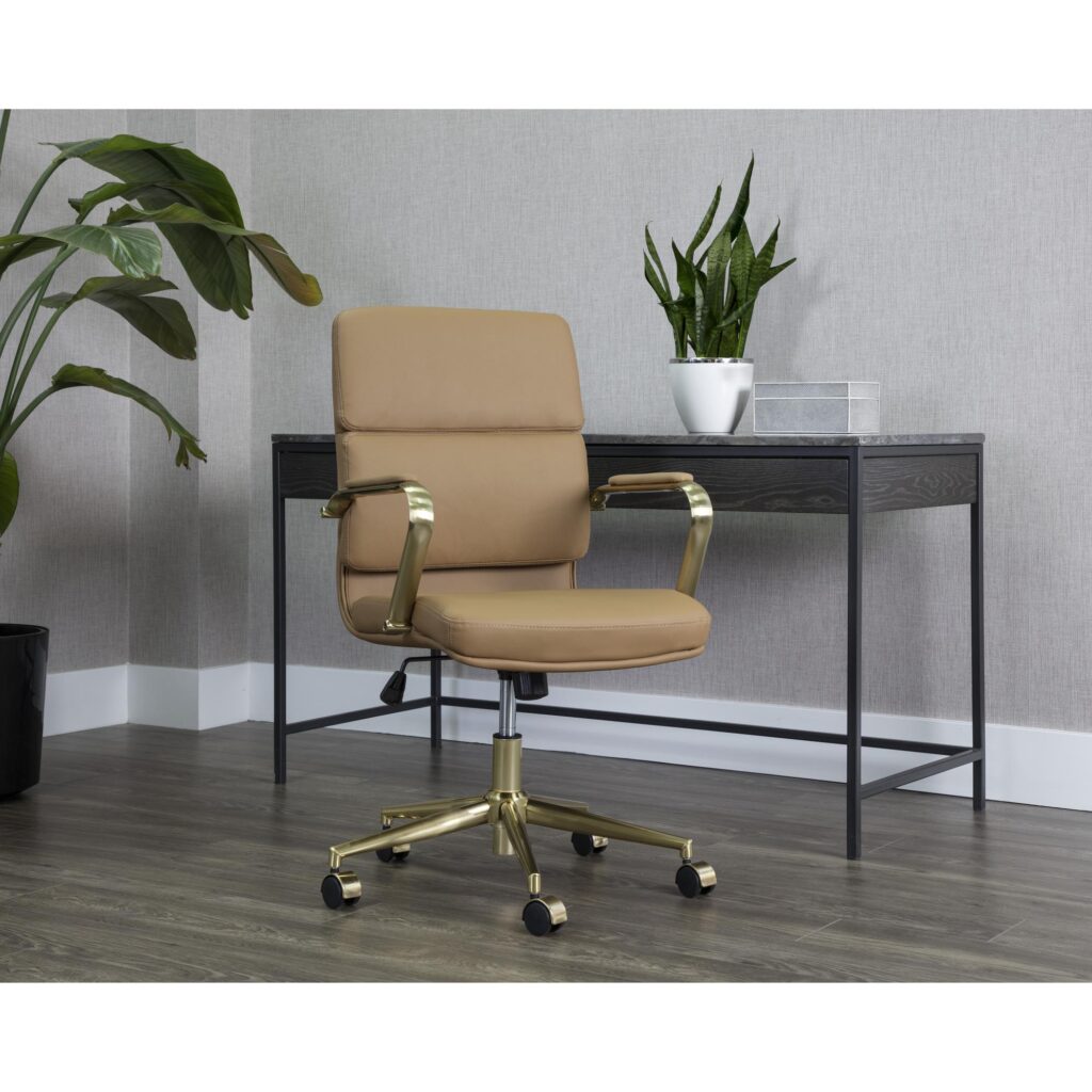 Kleo Office Chair - Tan - Image 5