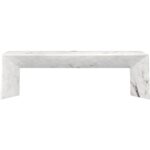 Nomad Bench - Marble Look - White 5 Nomad Bench - Marble Look - White 108021 108021 NOMAD BENCH MARBLE LOOK WHITE 2