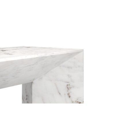 Nomad Bench - Marble Look - White 108021 108021 NOMAD BENCH MARBLE LOOK WHITE 7