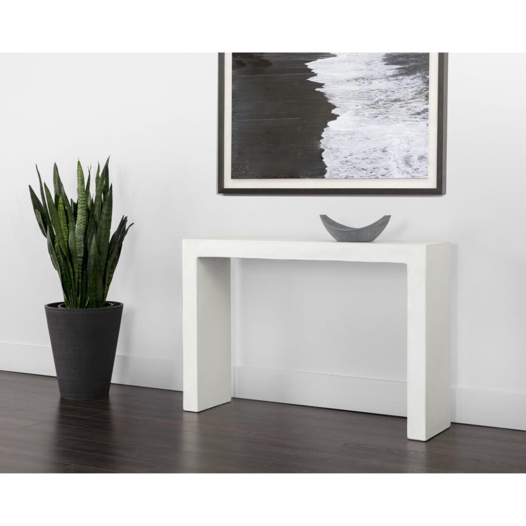 Axle Console Table - White - Image 4