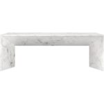 Nomad Coffee Table - Marble Look - White 7 Nomad Coffee Table - Marble Look - White 108025 108025 NOMAD COFFEE TABLE MARBLE LOOK WHITE 2