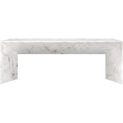 Nomad Coffee Table - Marble Look - White 108025 108025 NOMAD COFFEE TABLE MARBLE LOOK WHITE 2