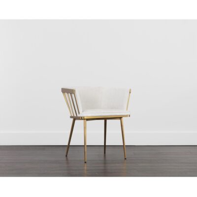 Caily Dining Armchair - Polo Club Muslin 108032 108032 CAILY DINING ARMCHAIR POLO CLUB MUSLIN 5