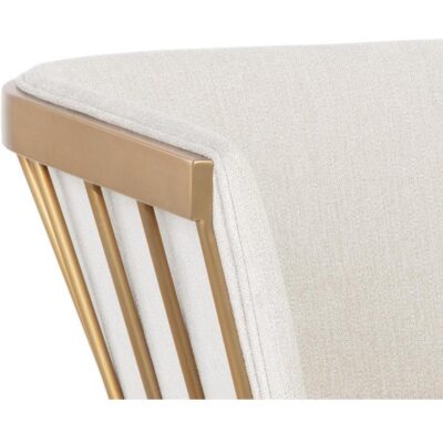 Caily Dining Armchair - Polo Club Muslin 108032 108032 CAILY DINING ARMCHAIR POLO CLUB MUSLIN 7