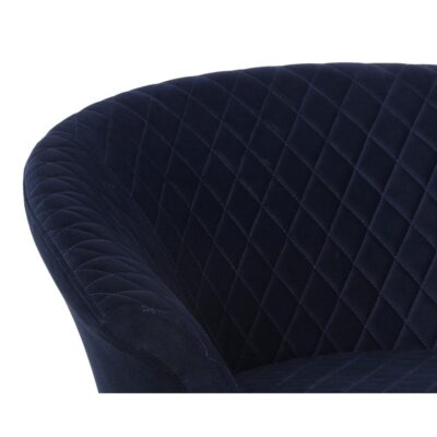 Carine Swivel Lounge Chair - Quilted Abbington Navy 108045 108045 CARINE SWIVEL LOUNGE CHAIR ABBINGTON NAVY 7