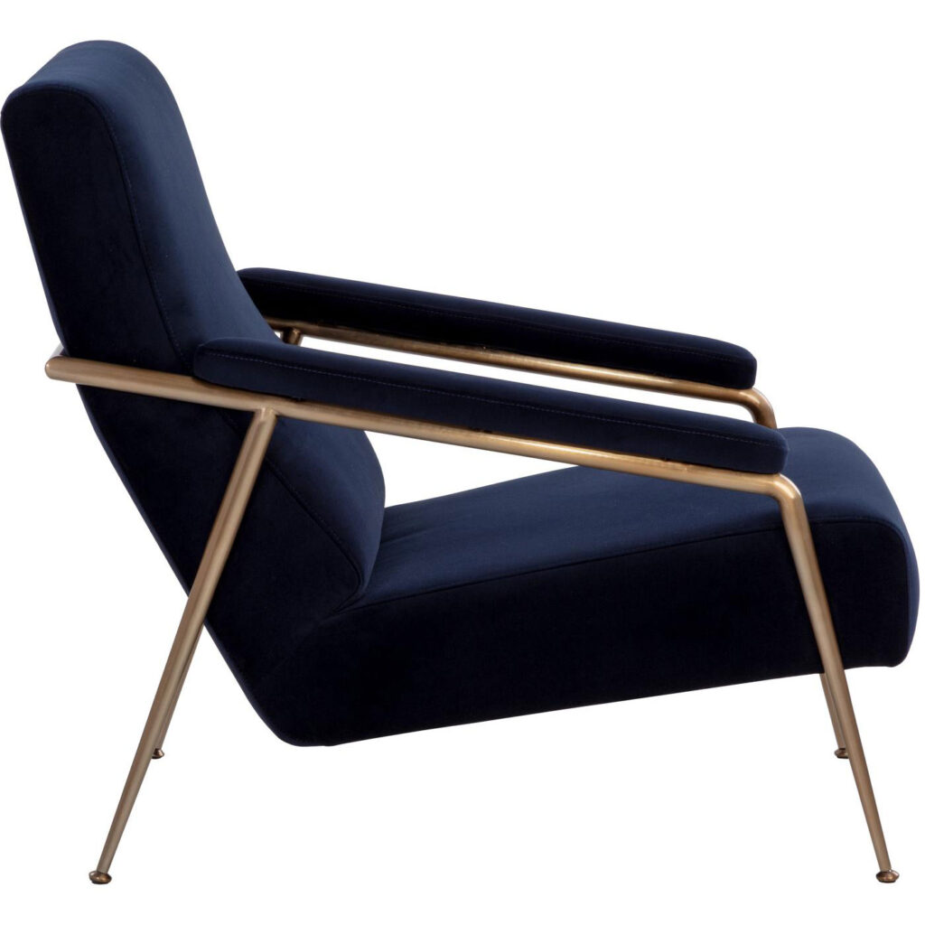 Tutti Lounge Chair - Abbington Navy - Image 3