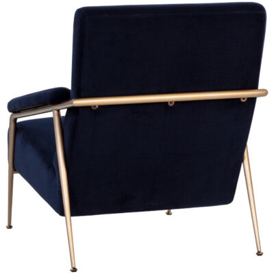 Tutti Lounge Chair - Abbington Navy 108047 108047 TUTTI LOUNGE CHAIR ABBINGTON NAVY 3