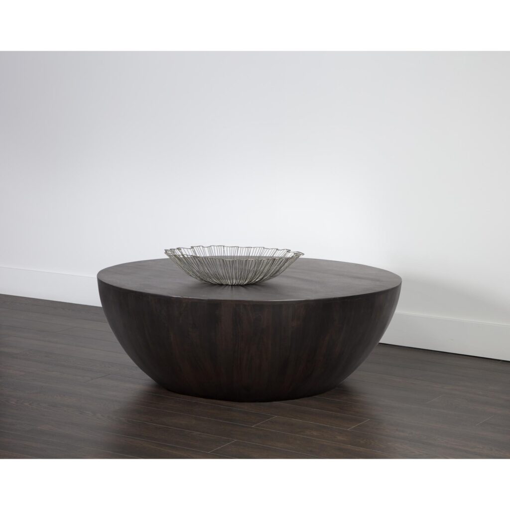 Kinsley Coffee Table - Small - Dark Brown - Image 3