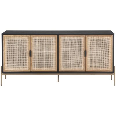 Avida Sideboard - Large - Gold - Black/Natural 108075 108075 LARGE SIDEBOARD 1