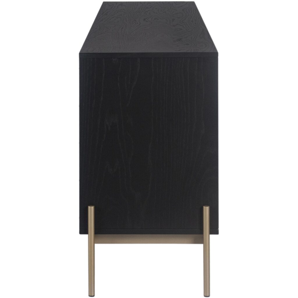 Avida Sideboard - Large - Gold - Black/Natural - Image 4