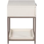 Rebel Nightstand - Small - Champagne Gold - Cream 108078 108078 REBEL NIGHTSTAND CREAM CHAMPAGNE GOLD 2