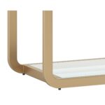 Ambretta Bookcase - Small - Gold / Clear 6 Ambretta Bookcase - Small - Gold / Clear 108085 108085 AMBRETTA BOOKCASE SMALL GOLD CLEAR GLASS 6