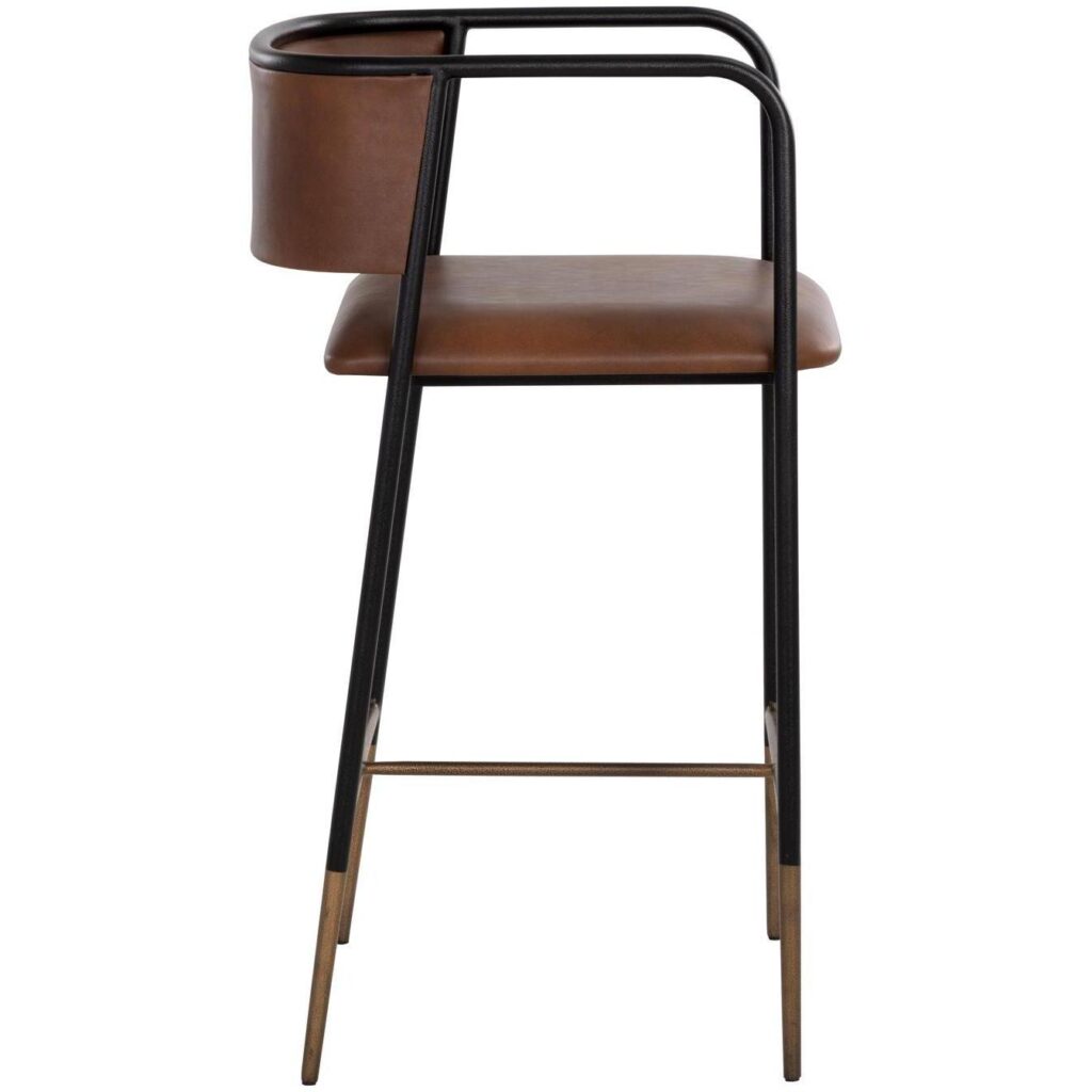 Brenan Counter Stool - Bravo Cognac - Image 2