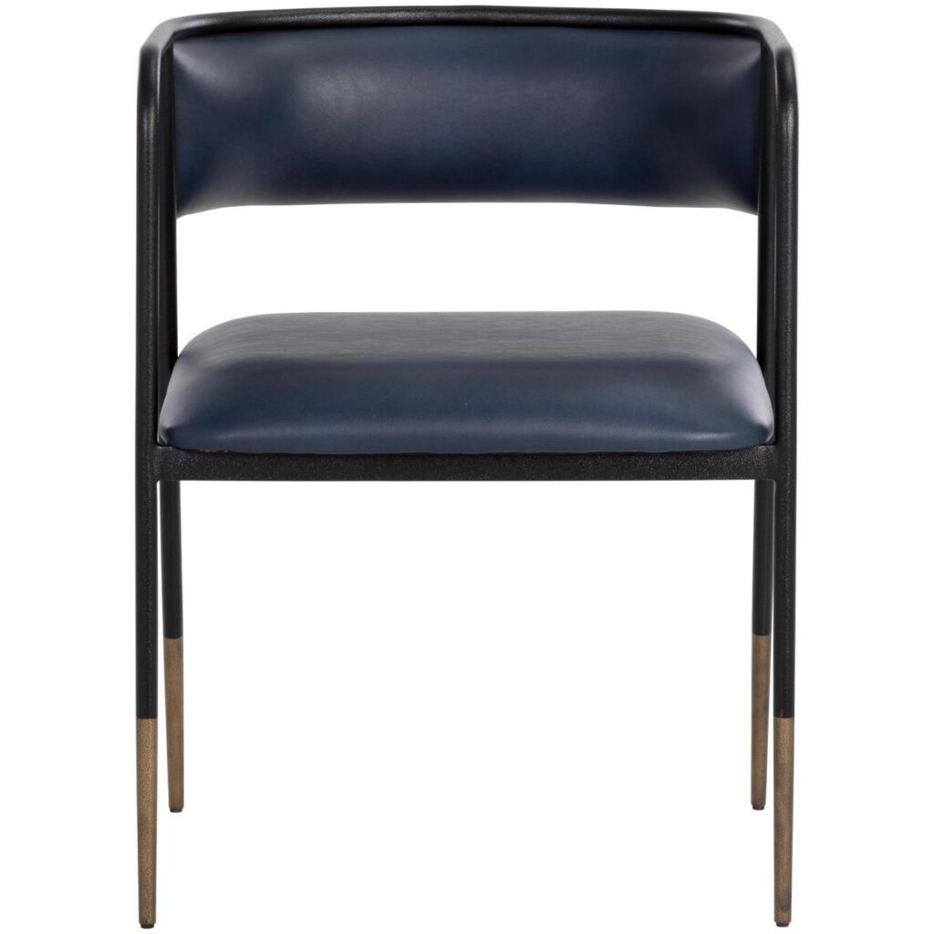 Brenan Dining Armchair - Bravo Admiral - Image 2