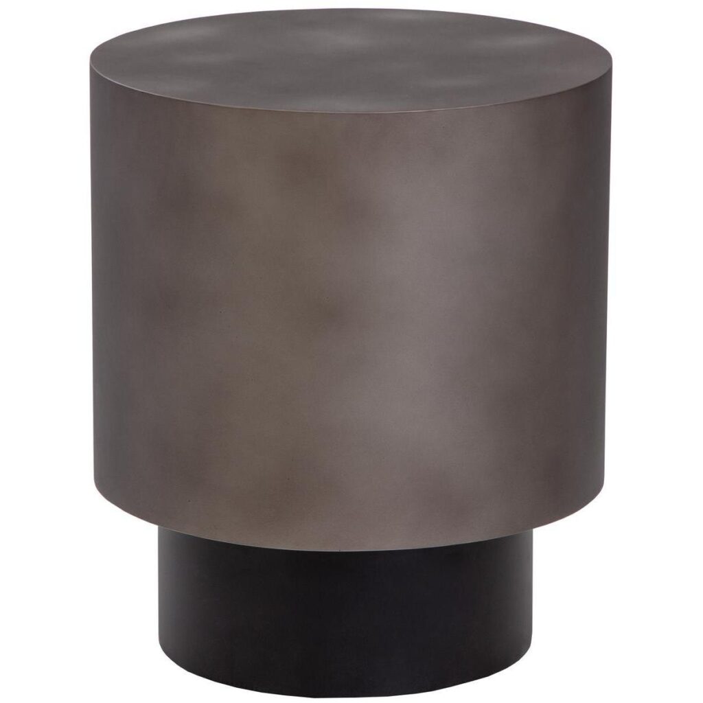 Bernaby End Table - Gunmetal - Image 2