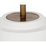 Marlowe Bistro Table - Antique Brass - White - 27.5" 7 Marlowe Bistro Table - Antique Brass - White - 27.5" 108117 108117 MARLOWE BISTRO TABLE ANTIQUE BRASS WHITE 27.5 6