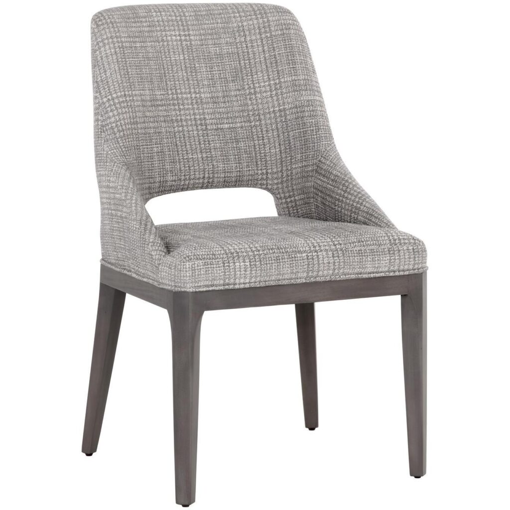 Estrada Dining Chair - Naya Check Light Grey