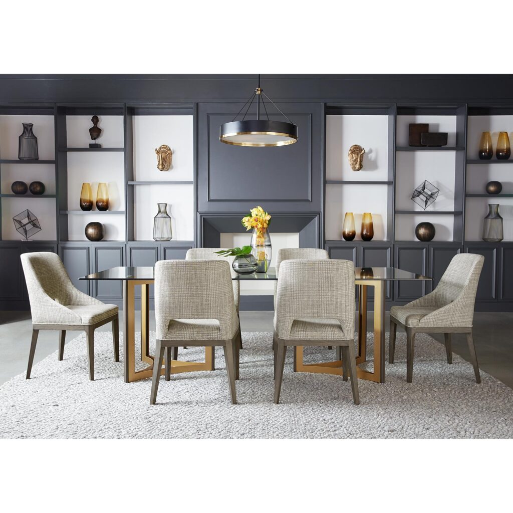 Estrada Dining Chair - Naya Check Light Grey - Image 9