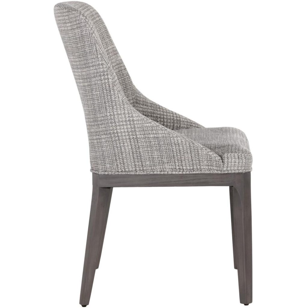 Estrada Dining Chair - Naya Check Light Grey - Image 3