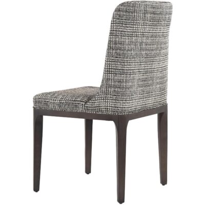 Elisa Dining Chair - Grey Oak - Naya Check Black 108128 108128 ELISA DINING CHAIR GREY OAK NAYA CHECK BLACK 3