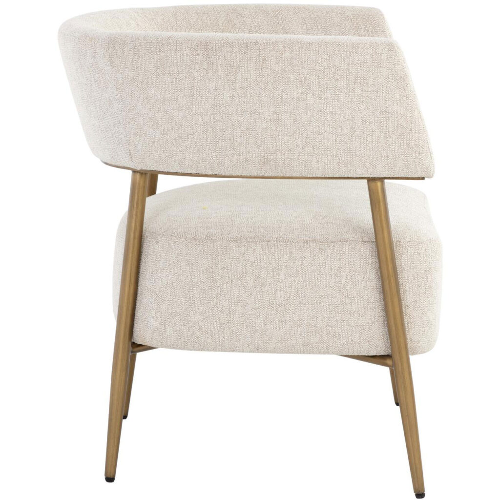 Maestro Lounge Chair - Dove Cream - Image 3