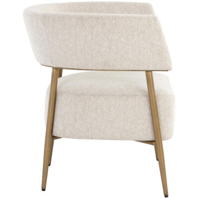 Maestro Lounge Chair - Dove Cream 108146 108146 MAESTRO LOUNGE CHAIR DOVE CREAM 2