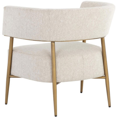 Maestro Lounge Chair - Dove Cream 108146 108146 MAESTRO LOUNGE CHAIR DOVE CREAM 3