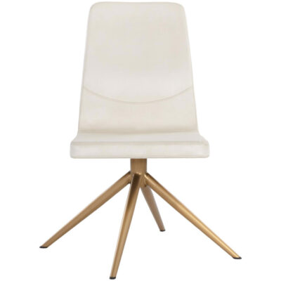 Hilda Swivel Dining Chair - Vienna Cream 108193 108193 HILDA SWIVEL DINING CHAIR VIENNA CREAM 1