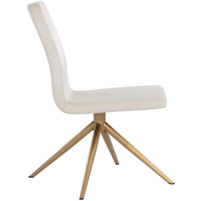 Hilda Swivel Dining Chair - Vienna Cream 108193 108193 HILDA SWIVEL DINING CHAIR VIENNA CREAM 2