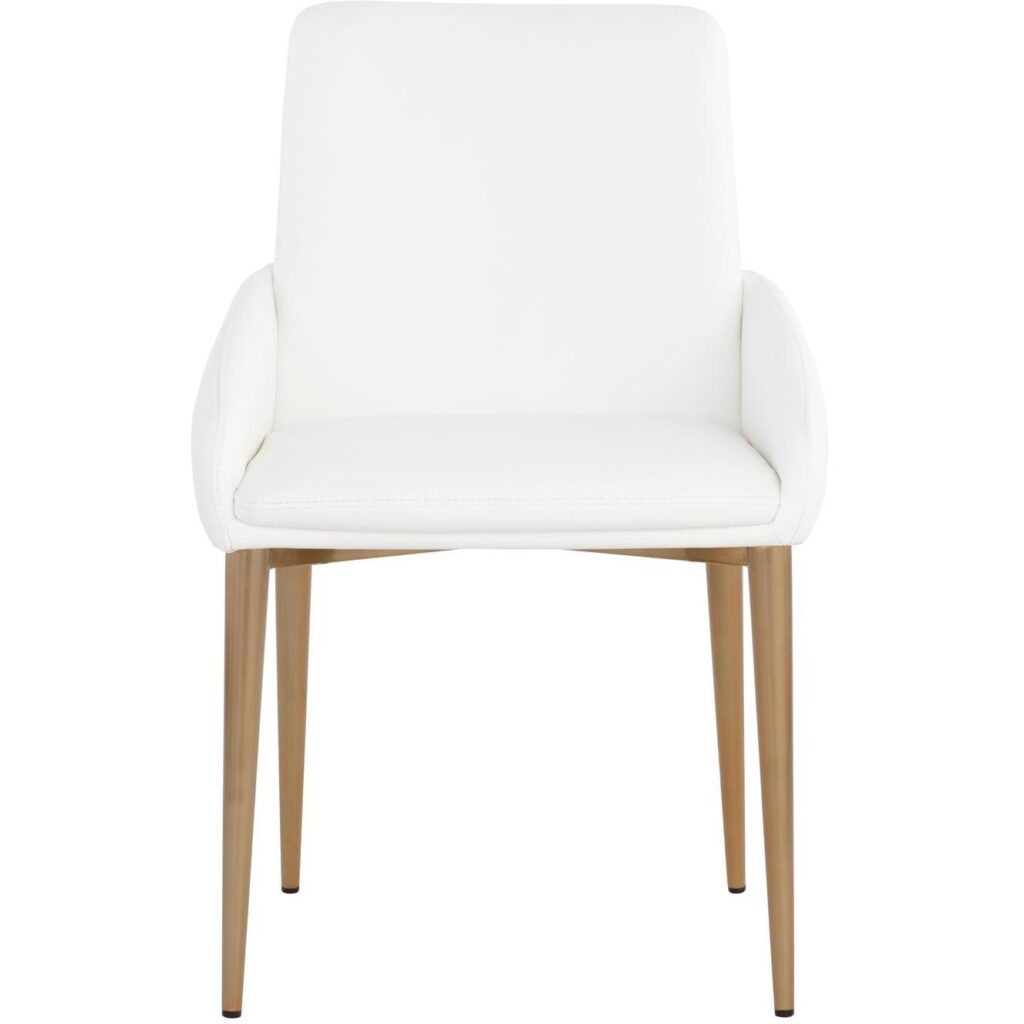 Carlo Dining Armchair - Gold - Dillon Snow - Image 2