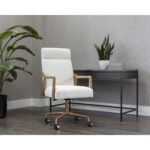 Collin Office Chair - Natural - Heather Ivory Tweed 14 Collin Office Chair - Natural - Heather Ivory Tweed - Image 5