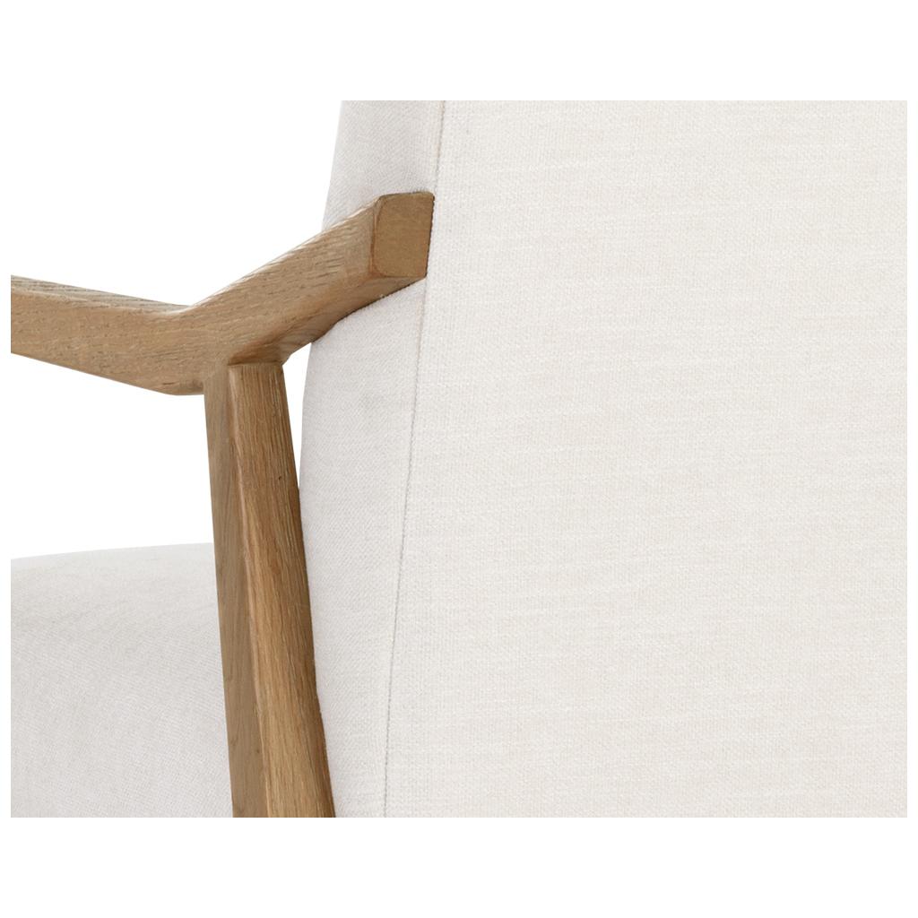 Collin Office Chair - Natural - Heather Ivory Tweed 8 Collin Office Chair - Natural - Heather Ivory Tweed - Image 8