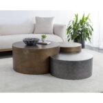 Neo Coffee Tables (Set Of 3) - Antique Brass 11 Neo Coffee Tables (Set Of 3) - Antique Brass 108210 108210 NEO COFFEE TABLES SET OF 3 ANTIQUE BRASS 5