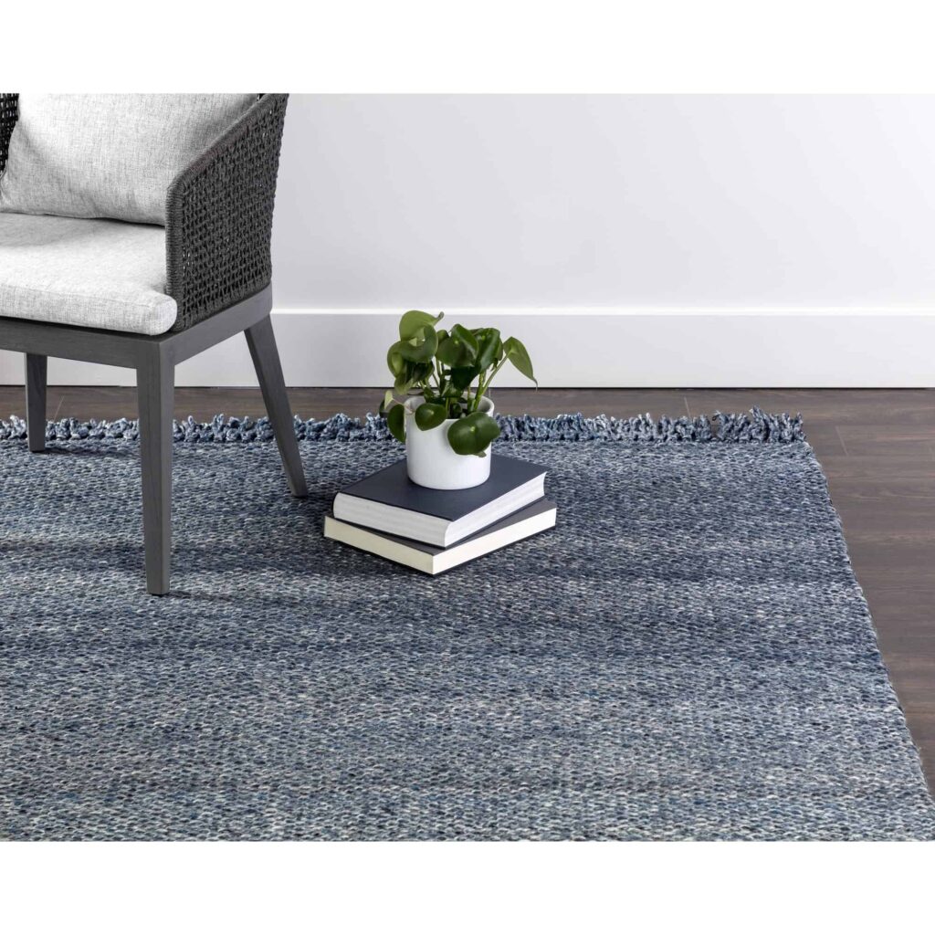 Lindau Hand-Woven Rug - Teal - 9' X 12' - Image 2