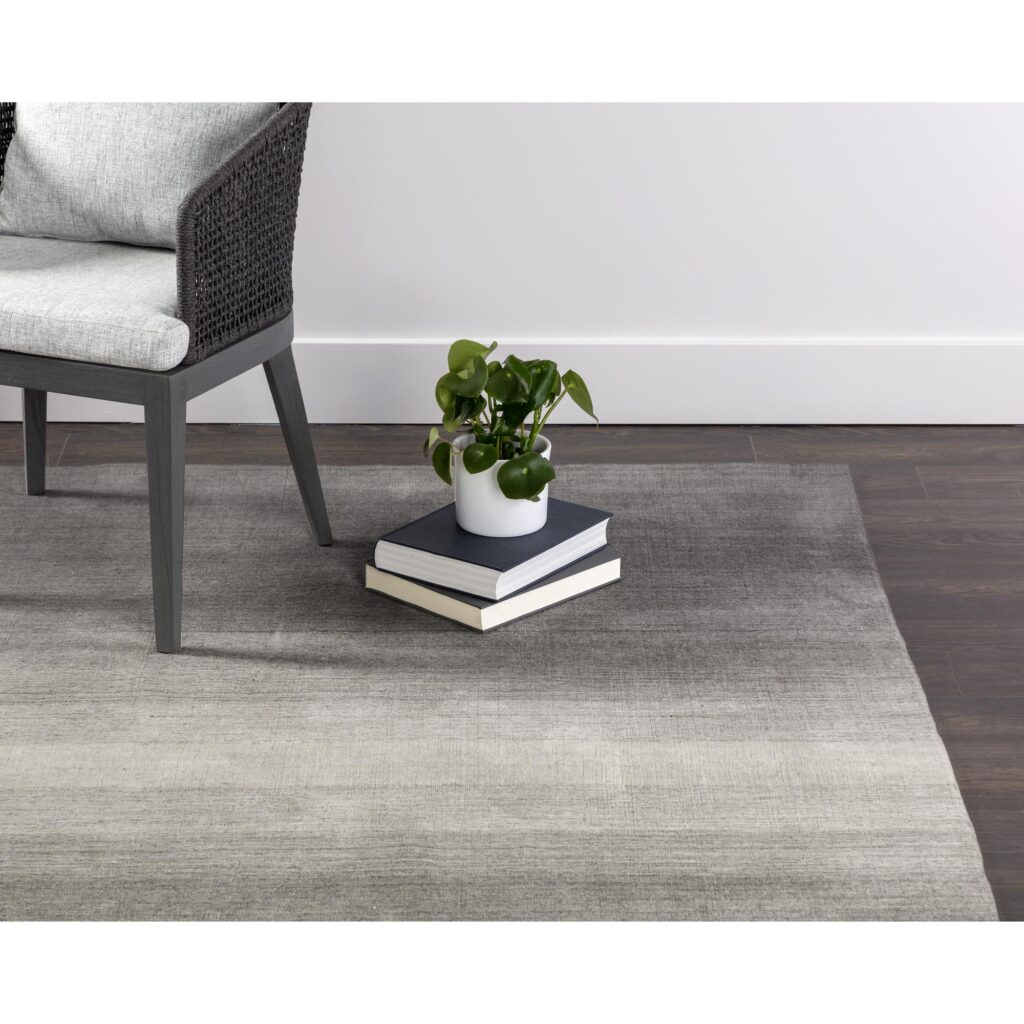 Brisbane Hand-Woven Rug - Grey - 8' X 10' - Image 2