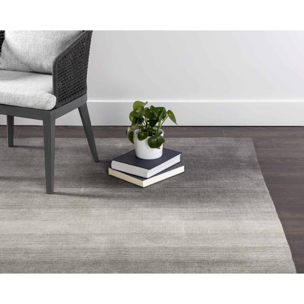 Brisbane Hand-Woven Rug - Grey - 9' X 12' - Image 2