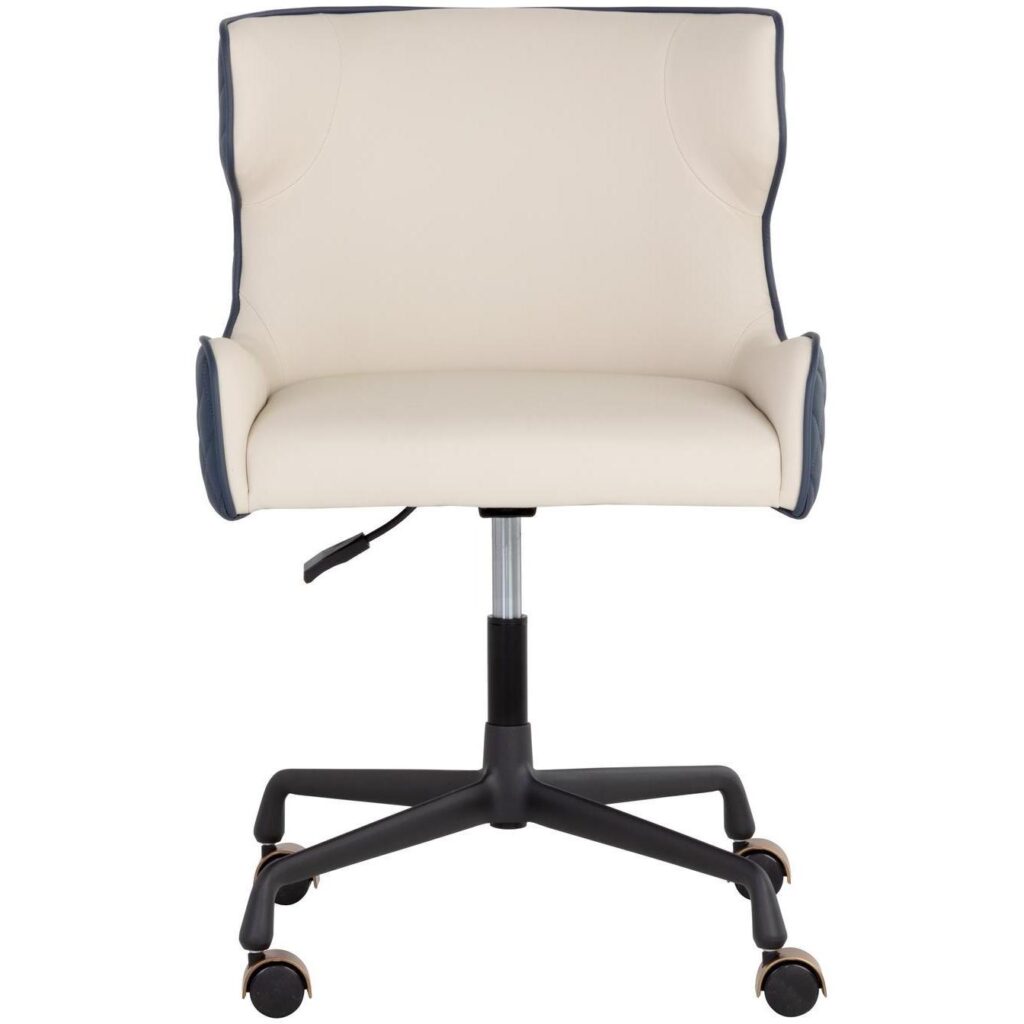 Gianni Office Chair - Dillon Cream / Dillon Thunder - Image 2