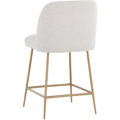 Kelty Counter Stool - Gold - Copenhagen White 108423 108423 KELTY COUNTER STOOL GOLD COPENHAGEN WHITE 3