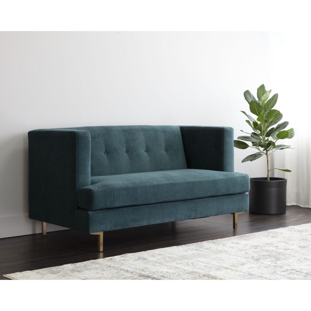 Sheridan 2 Seater Sofa - Danny Teal - Image 3