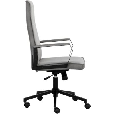 Swanson Office Chair - Polo Club Stone / Bravo Metal 108448 108448 SWANSON OFFICE CHAIR POLO CLUB STONE BRAVO METAL 2